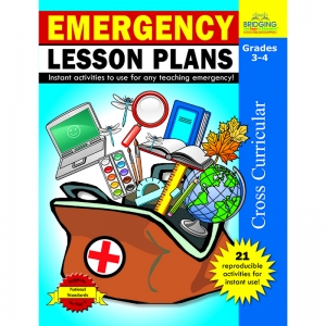 (3 EA) EMERGENCY LESSON PLANS  GR 3-4