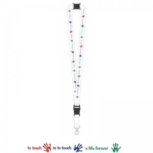 (5 EA) TEACHER LANYARDS TO TEACH IS  TO TOUCH A LIFE FOREVER