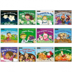 Rising Readers Leveled Books: Nursery Rhyme Tales Set 2, Spanish