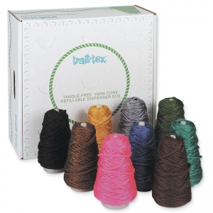 4-Ply Jumbo Roving Yarn Dispenser, Intermediate Colors, 8 oz., 9 Cones
