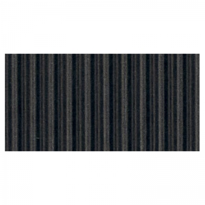 Corrugated Paper, Black, 48" x 25', 1 Roll