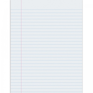(2 Rm) Writing Paper 8.5x11 3/8in