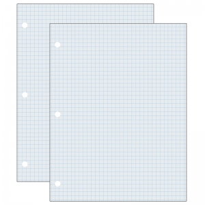 (2 Pk) Graphing Paper Wht 2 Sided 500 Shts