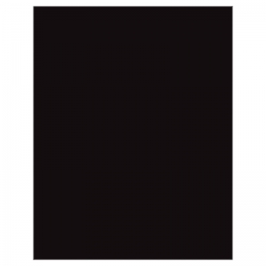 Premium Coated Poster Board, Black, 22" x 28", 25 Sheets