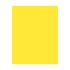 Coated Poster Board, Yellow, 22" x 28", 25 Sheets
