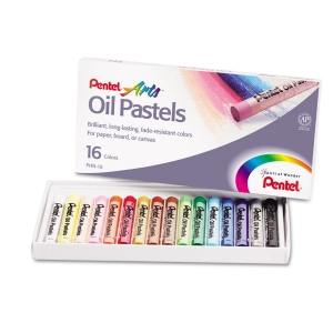 (12 Bx) Pentel Oil Pastels 16 Per Pk