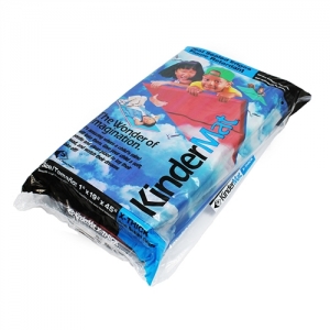 Basic Mat, 1in Thick, Red/Blue with Gray Binding, Pack of 2