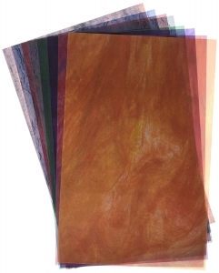 Stained Glass Paper, 5-1/2" x 8-1/2", 24 Sheets Per Pack, 3 Packs
