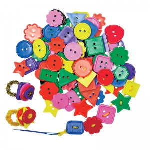 Roylco Bright Buttons, 1/2 lb.