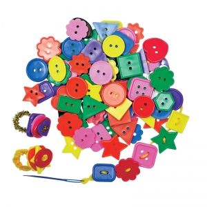Roylco Bright Buttons, 1/2 lb. pack, Pack of 6 packs