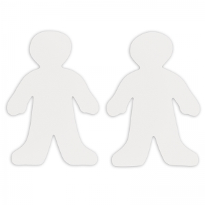 Fingerpaint Paper Shapes Wee Kid 7.5X12, 6 pks