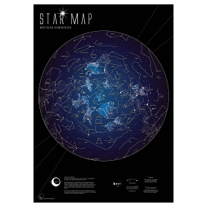 Glow In The Dark Star Map 