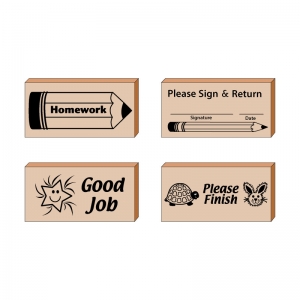 Teachers Helper Stamps, Set of 4