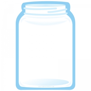 Notepad, Jar, Large, 5" x 7", 50 Sheets