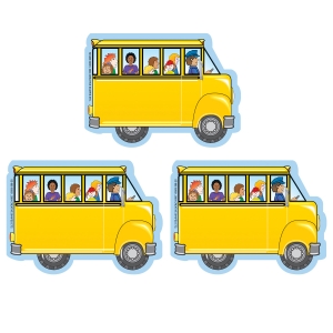 Creative Shapes Notepad, Bus with Kids, Mini, Pack of 3