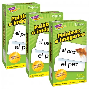 Palabras e imgenes (SP) Skill Drill Flash Cards, Pack of 3
