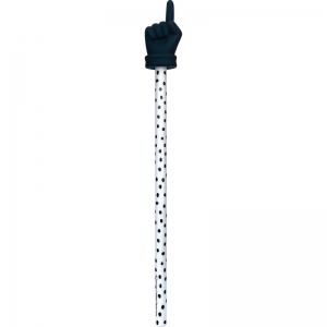 Black Painted Dots Hand Pointer