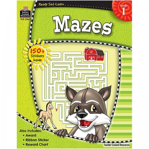 Ready Set Learn Mazes Gr 1