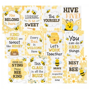 BUZZING BEES SMALL POSTER PACKPOSITIVE SAYINGS