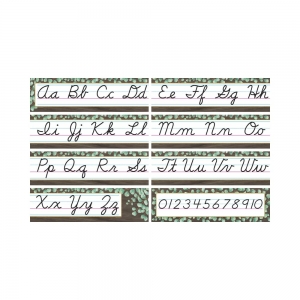Eucalyptus Cursive Mini Bulletin Board Set
