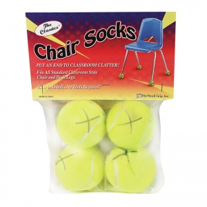 Chair Socks, Yellow, Pack of 4