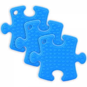 (3 Ea) Puzzle Piece Teether 