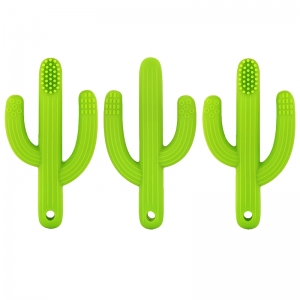 (3 Ea) Cactus Toothbrush Teether 
