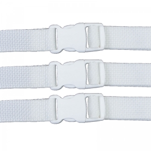 Junior Seat Replacement Belt for Toddler Table, Black, Pack of 3