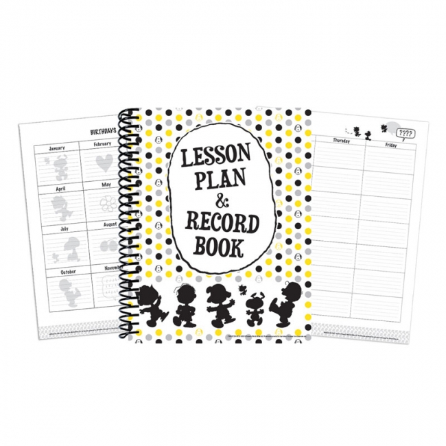 Peanuts Touch of Class Lesson Plan Record Book EUREKA EU866272