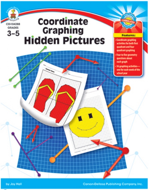 COORDINATE GRAPHING HIDDEN PICTURES  GR 3-5