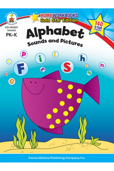 ALPHABET SOUNDS & PICTURES HOME  WORKBOOK GR PK-K