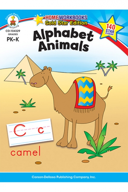ALPHABET ANIMALS HOME WORKBOOK  GR PK-K