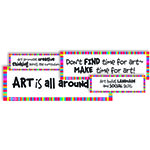 WHY WE TEACH ART DISPLAY CARDS 