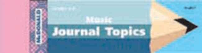 JOURNAL BOOKLET MUSIC 