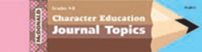 JOURNAL BOOKLET CHARACTER EDUCATION  GR 4-8