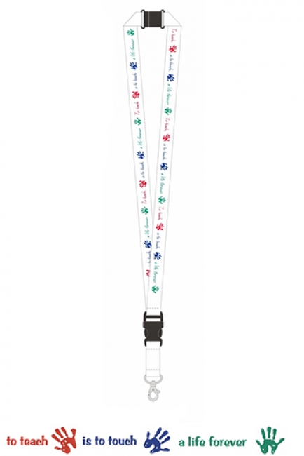 TEACHER LANYARDS TO TEACH IS TO  TOUCH A LIFE FOREVER