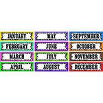COLORFUL ZEBRA STRIPES MONTHLY HEAD  LINERS