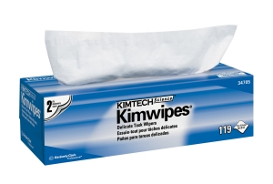 KIMWIPES Delicate Task Wipers White 2 Ply 11.8"x11.8" Pop-Up Box