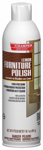 Aerosol Furniture Polish 17 oz Lemon Scent