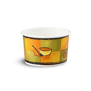 8/10oz Food container poly coated Streetside