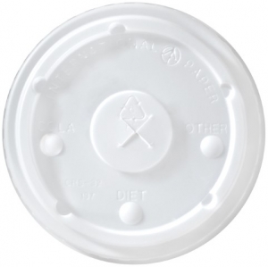 Flat Straw Translucent Bubble Lid For 32 oz Cold Cup