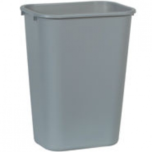Large Wastebasket Beige 41 Quart / 38.8 Liter