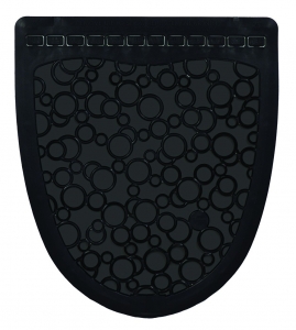 P-Shield Urinal Mat Black / Black
