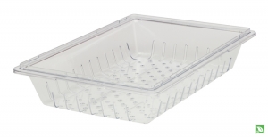 Food Box Colander/Drain Tray Clear, 6" Deep
