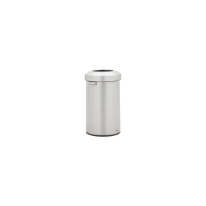 Refine 23 Gal Round Stainless Steel Can