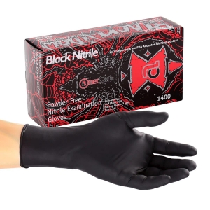 Glove Black Widow Nitrle PF Exam X-Large