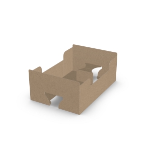 Super J Fast Food Carry Out Tray 10 x 6-3/4 x 4 , Kraft