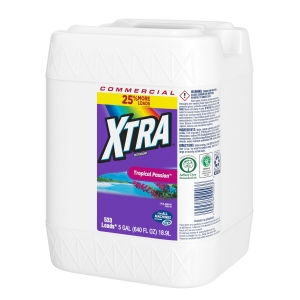 XTRA Liquid Laundry Detergent 5 Gal, Tropical Passion, 533 Loads