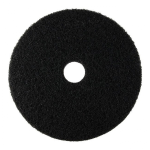 Heavy-Duty Stripping Pad 20" Black, Type 72 Round