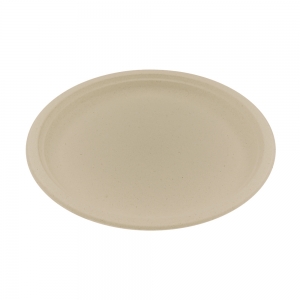 7" Heavy Weight Plate Natural, Molded Fiber, PFAS Free